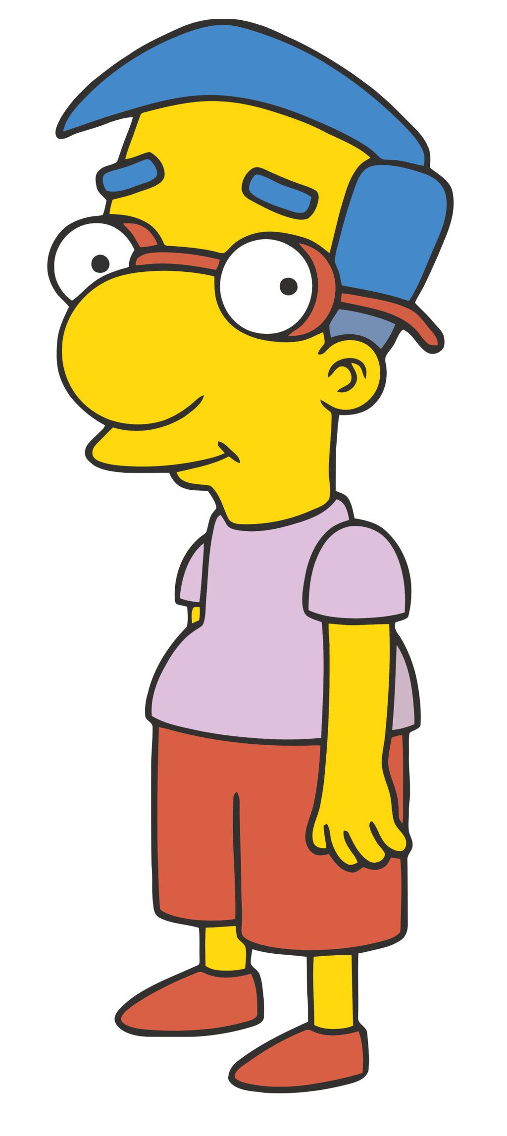 Personnage populaire des simpsons - Milhouse