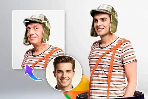 thumbnail imagen del resultado de la funcion Face Swap IA de MyEdit