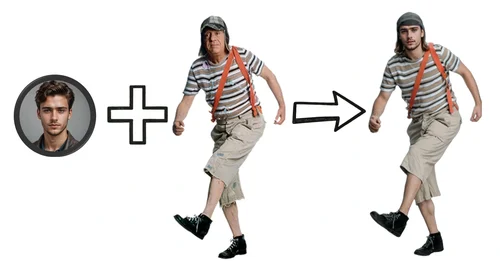 Resultado de la herramienta Face Swap IA de MyEdit