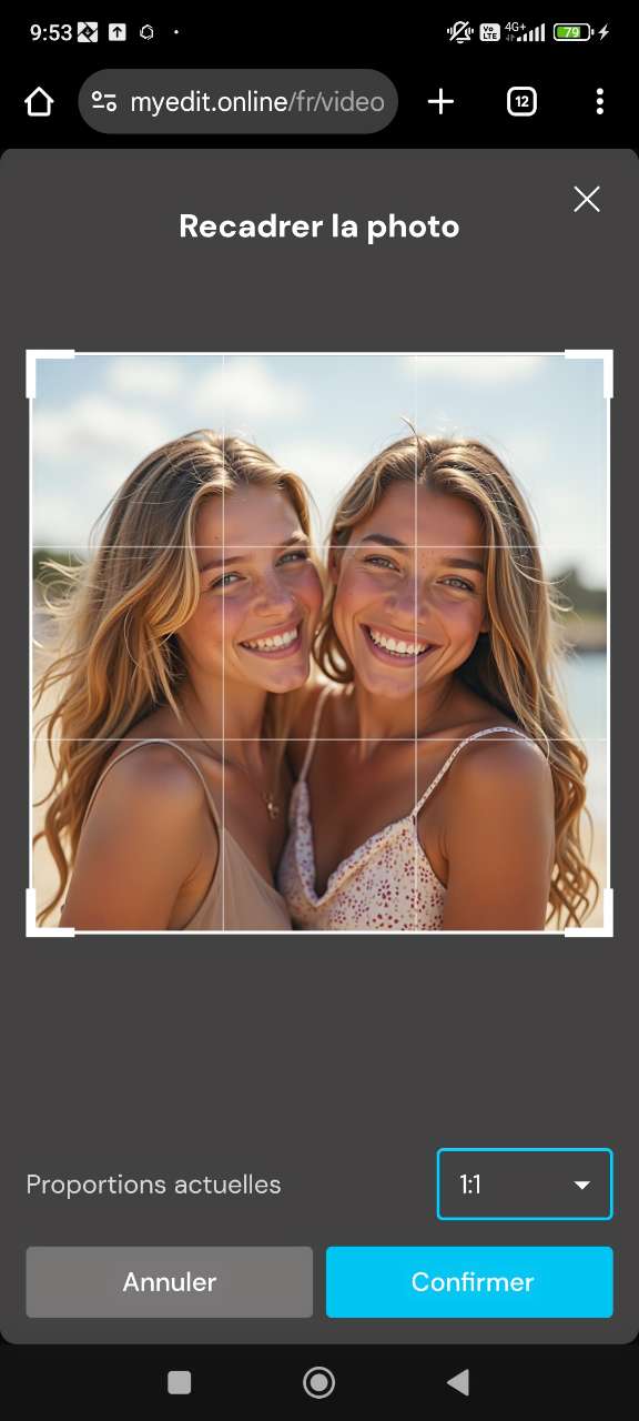Importer une image pour vidéo d’amitié