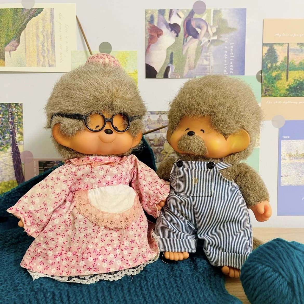 Monchhichi 爺爺奶奶角色