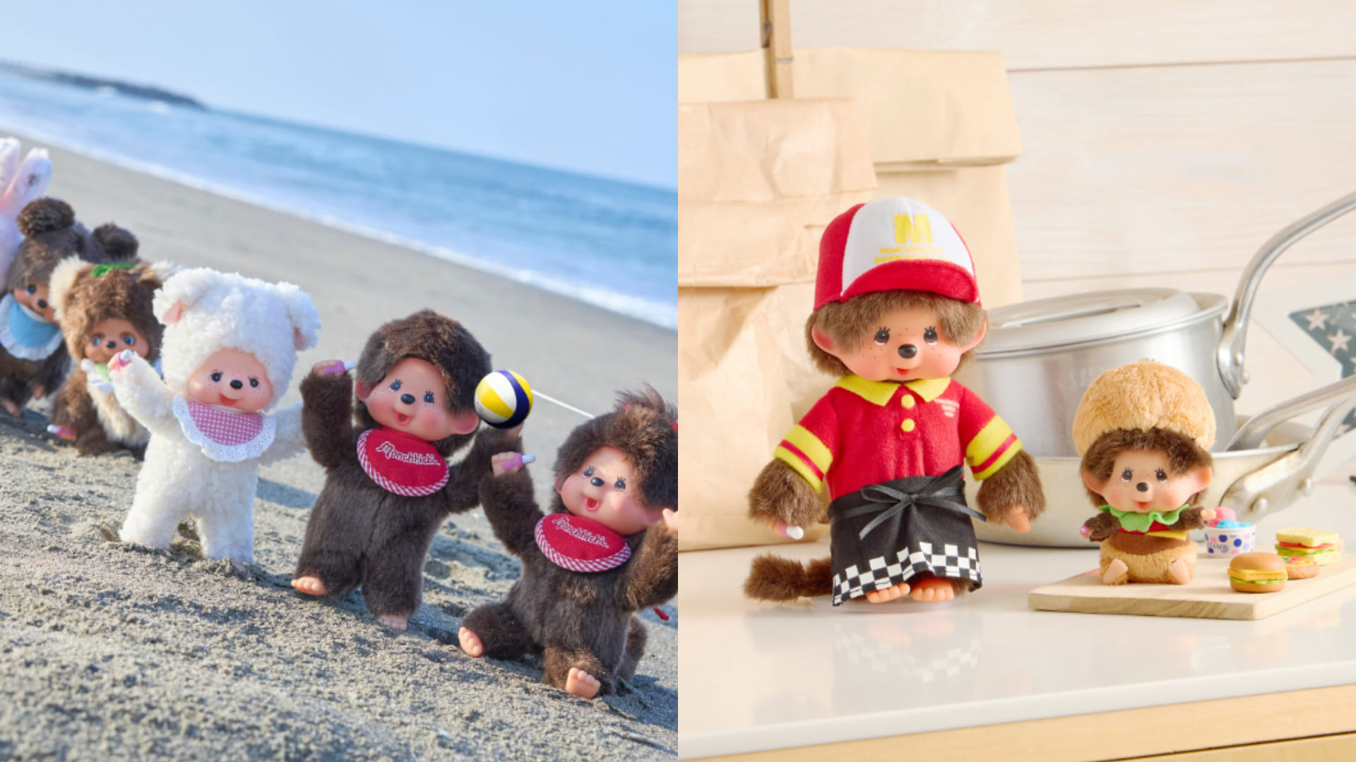 Monchhichi 官方 IG 常發出可愛的情境照