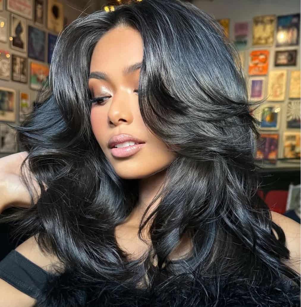 peinado corte mariposa