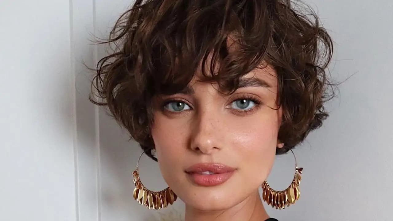 peinado shaggy corto