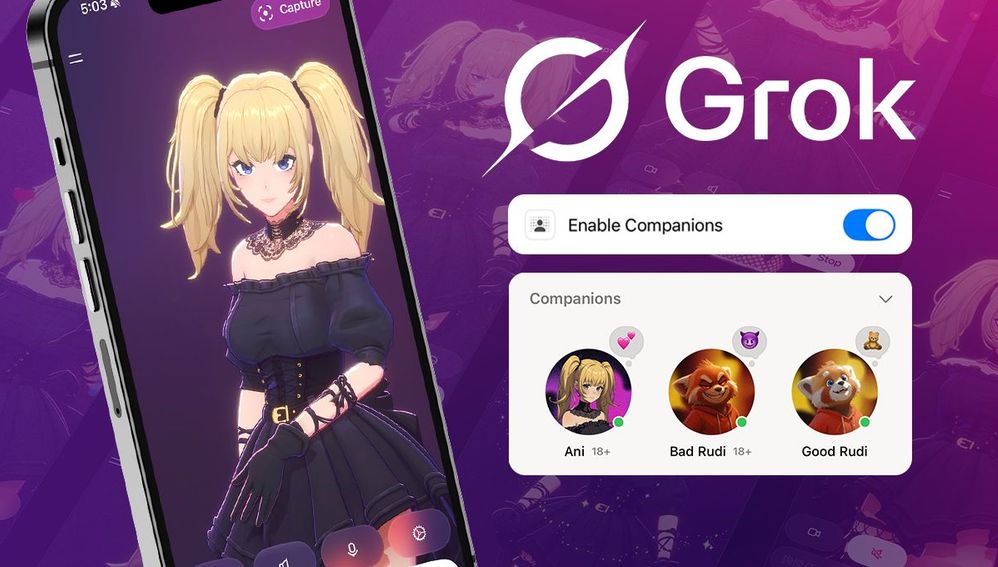 KI-Begleiter Grok Ani
