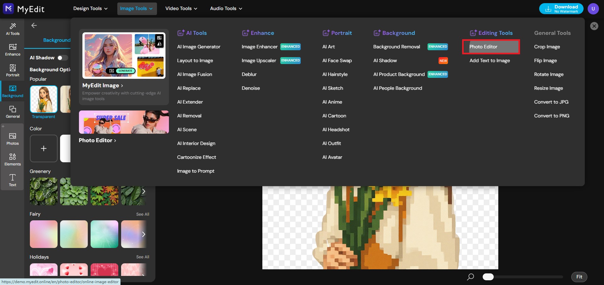 How to Add a Pixel Character to Your Original Photo