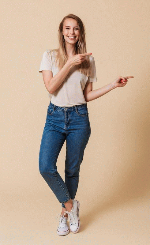 Sexy KI-Outfit-Vorlage