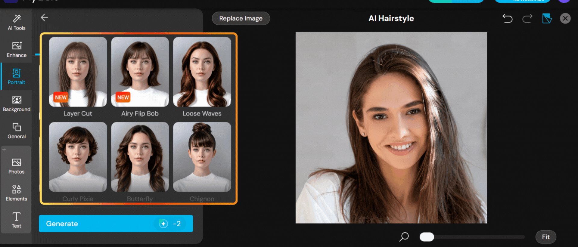 How to Try on Perm Filter in the App & Online