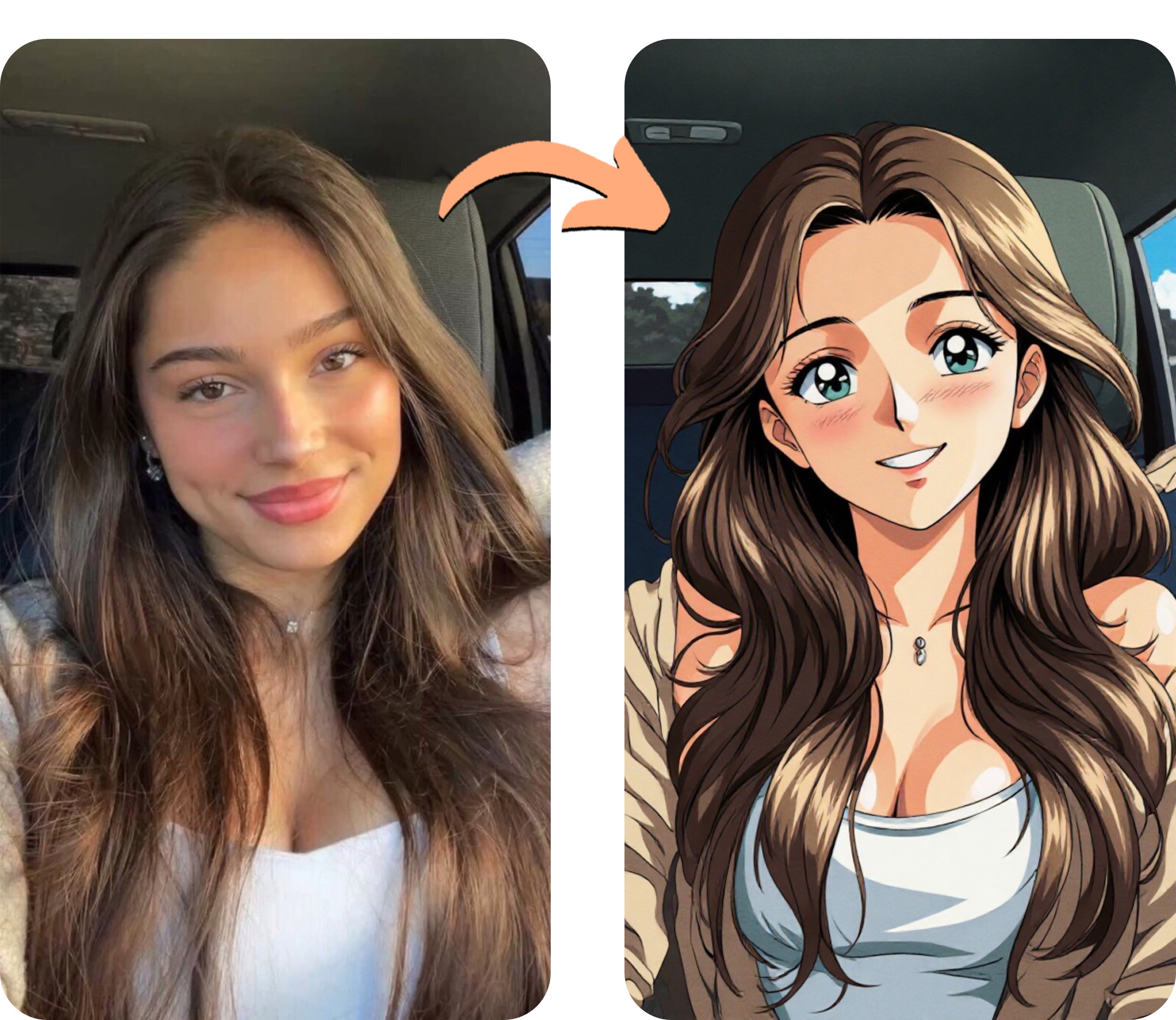 See Your Cartoon Lookalike in Retro Manga Style