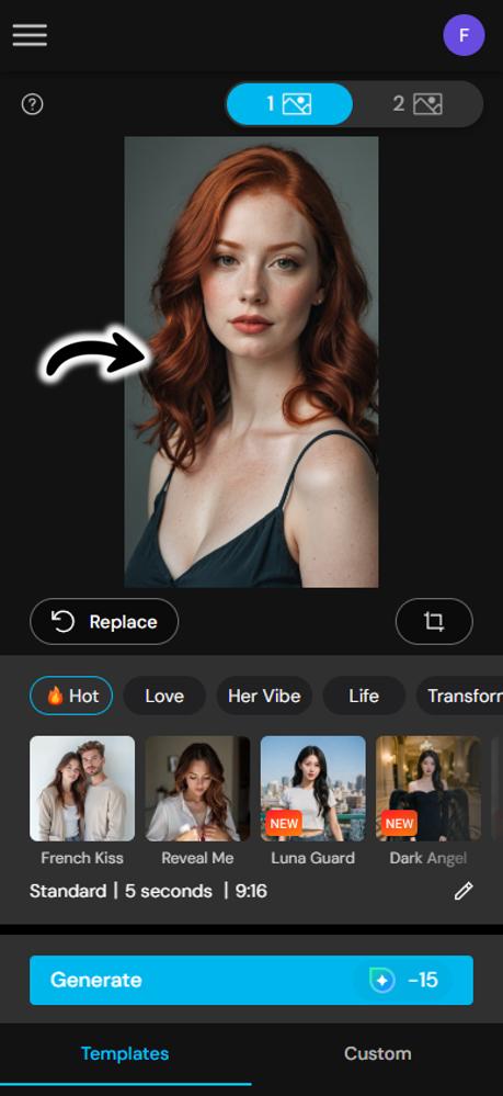 MyEdit - Sexy AI Maid Video Generator - Step 2