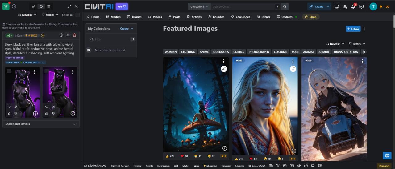 CivitAI Furry AI Generator