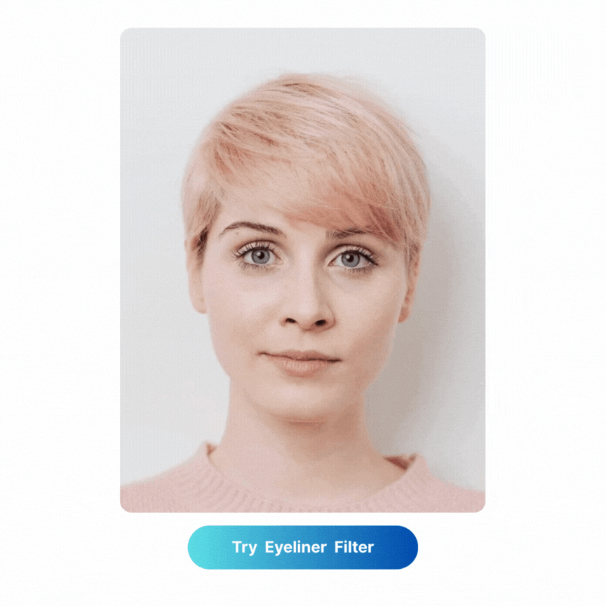 Eyeliner Filter: How to Try On Eyeliner Shapes and Colors with an App