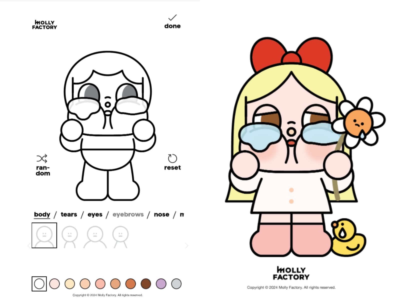 CRYBABY 產生器:Molly Factory