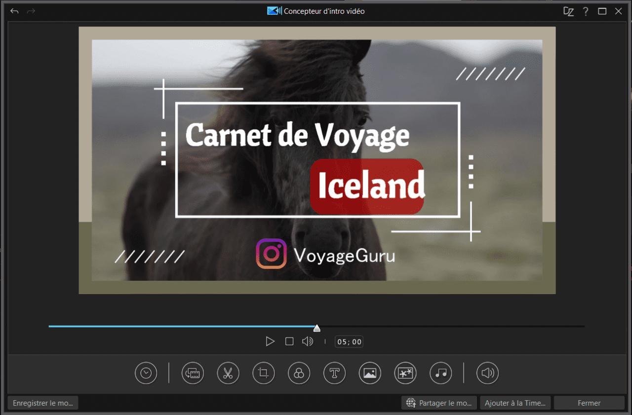 faire un ralenti pour instagram avec l'app powerdirector