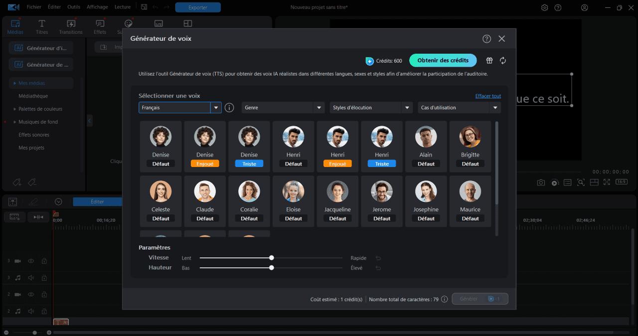 PowerDirector Interface