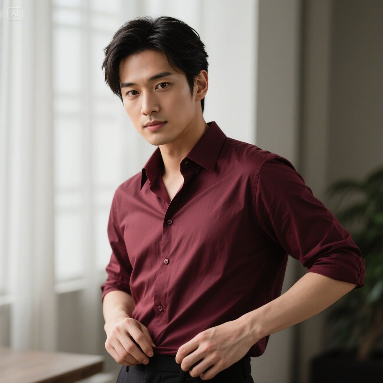 AI男變女照片轉影片範例