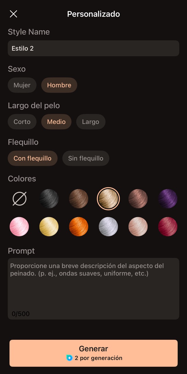 probarte un corte de pelo con flequillo