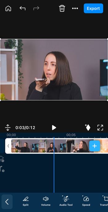 Video in PowerDirector auf Klingeltonlänge zuschneiden