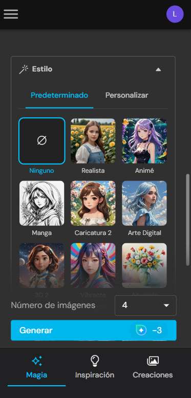 Estilos de imágenes en MyEdit