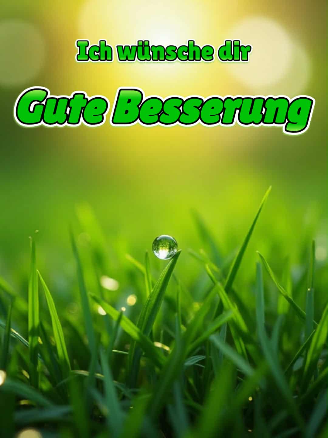 Gute Besserung Bild mit Spruch: 'Ich wünsche dir gute Besserung'