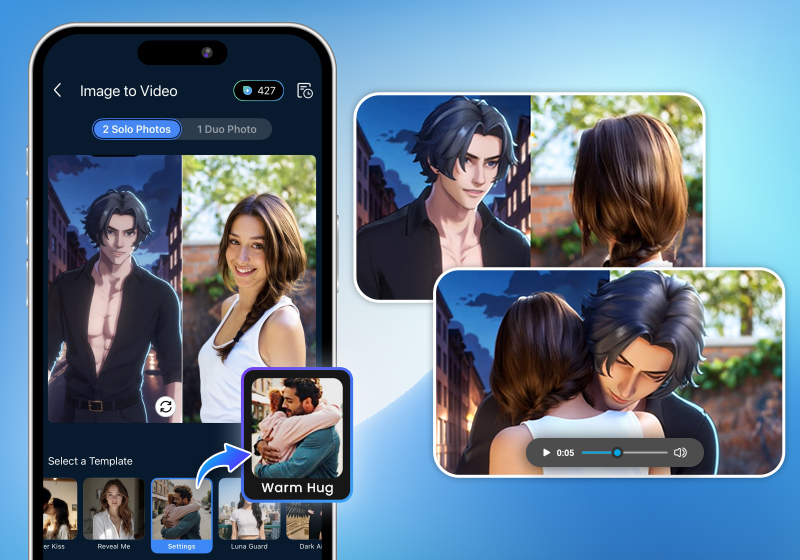 Interagir visuellement avec Grok Valentine