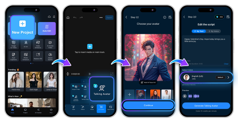 Créer un avatar parlant IA