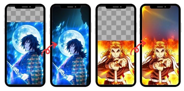 鬼滅之刃載具桌布調整