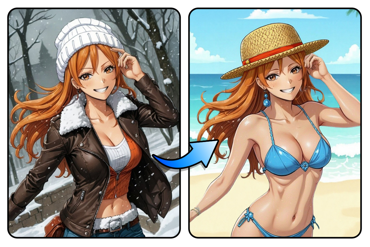 Nami sexy : créez votre version de l’icône de One Piece avec l’IA