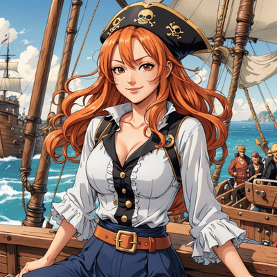 Vidéo animée de Nami sexy après transformation