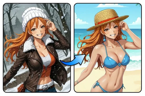 Nami sexy : créez votre version de l’icône de One Piece avec l’IA
