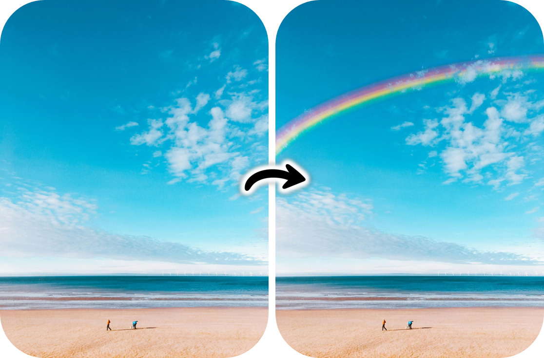 Add an object to a photo - Example 1