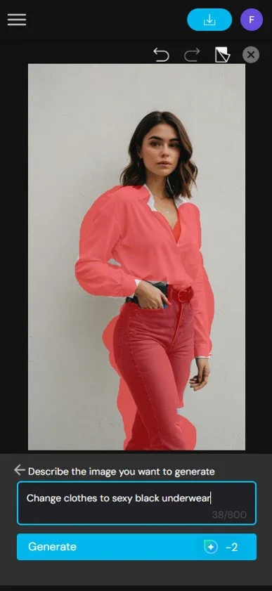 Gebe einen Prompt ein, um das Bild mit KI zu bearbeiten.