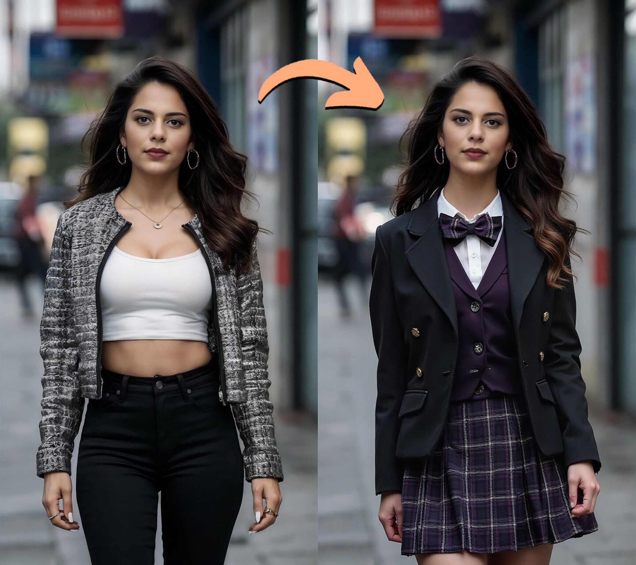 How to Create Wednesday’s Outfit with PhotoDirector