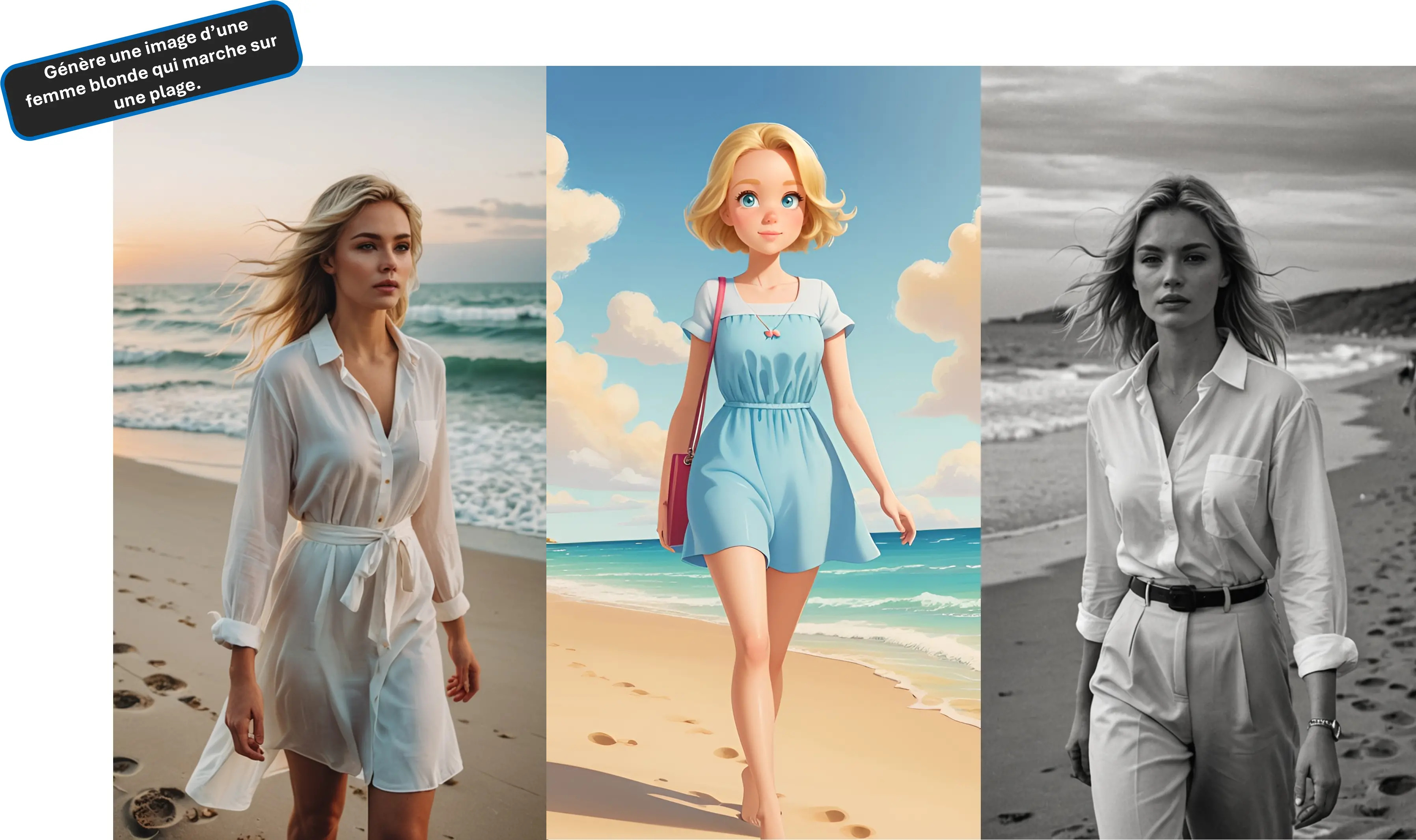 Exemples de styles disponibles sur MyEdit