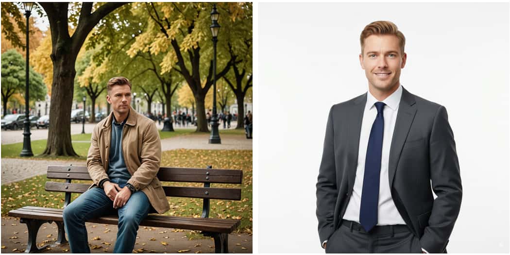 Retrato profesional hecho con Nano Banana