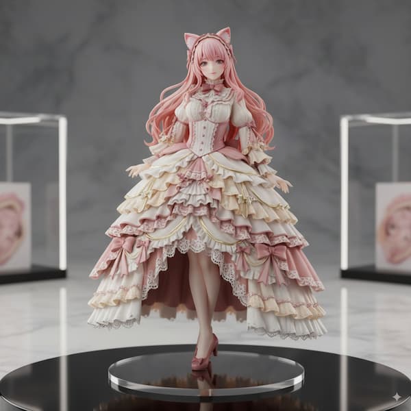 完成図:「フィギュア風」画像生成