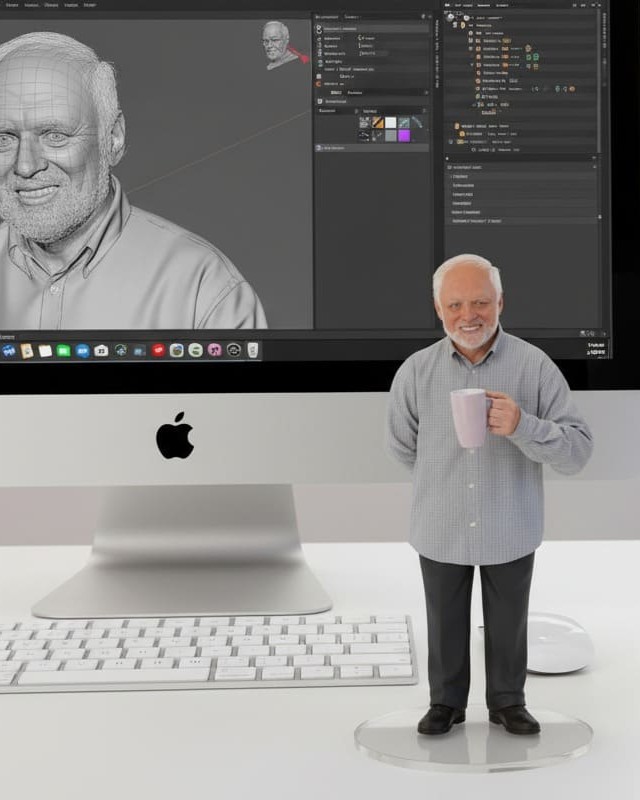 Gemini公仔生成迷因範例