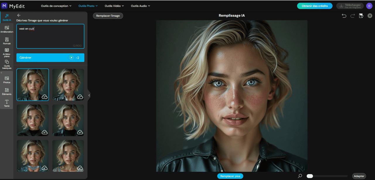 마이에딧으로 이미지 생성하는 방법