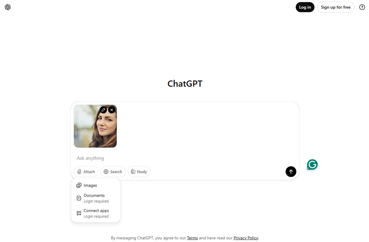 ChatGPT AI Beauty test - Import image