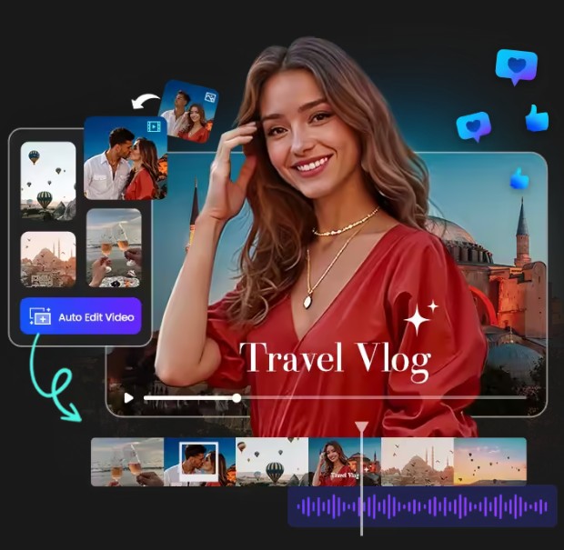 Make a Reel with Photos Using AI Video Editing App