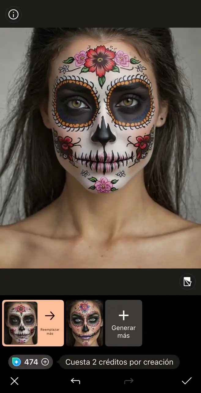 maquillaje de Catrina