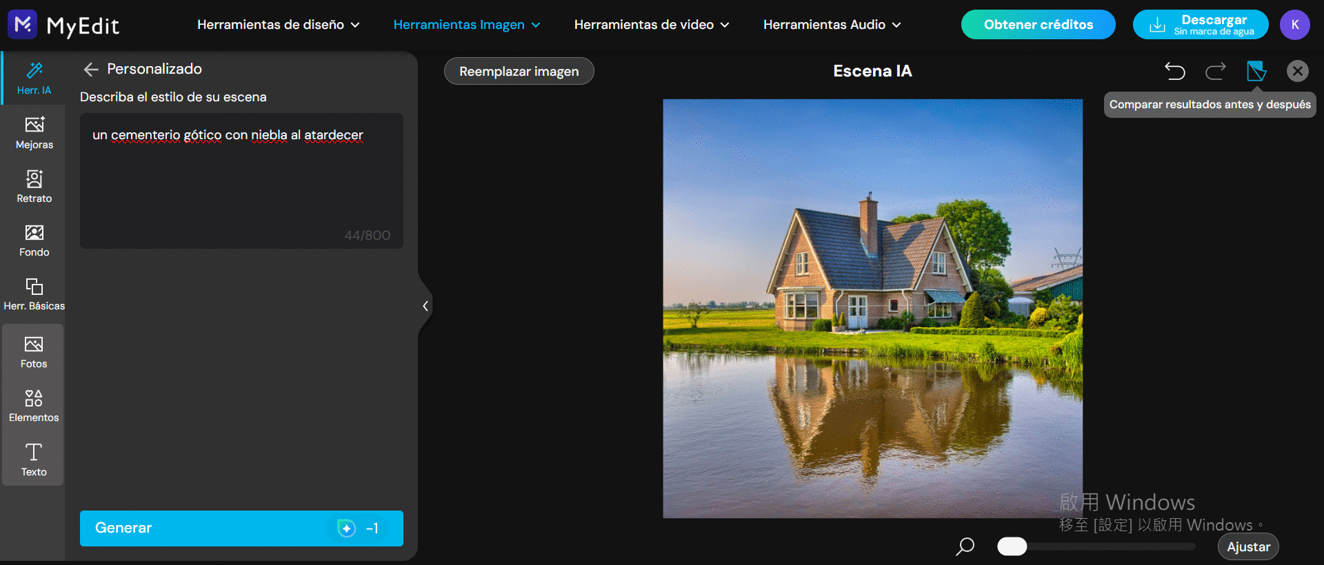 editar tu foto para Halloween online