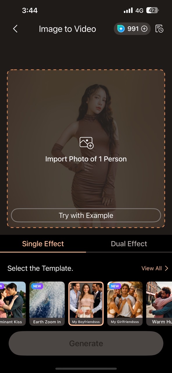 How to animate a picture with PhotoDirector