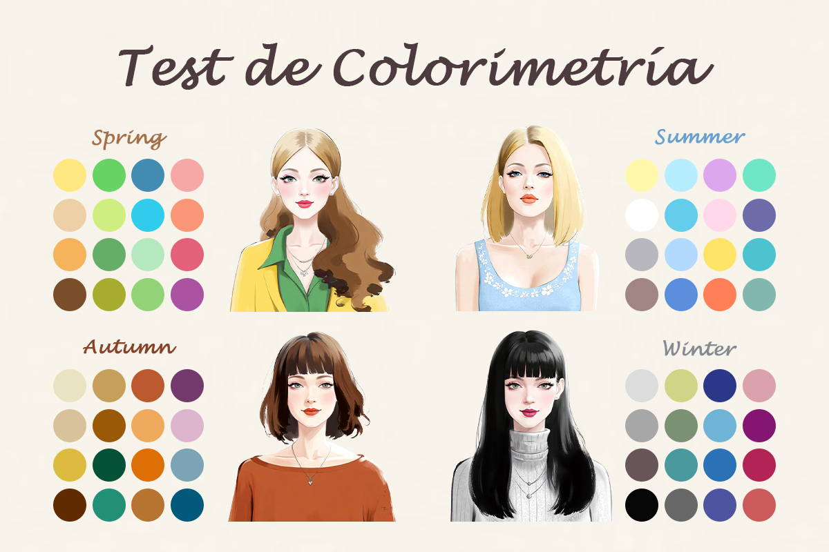 Test de colorimetría online: Descubre tu paleta de colores ideal