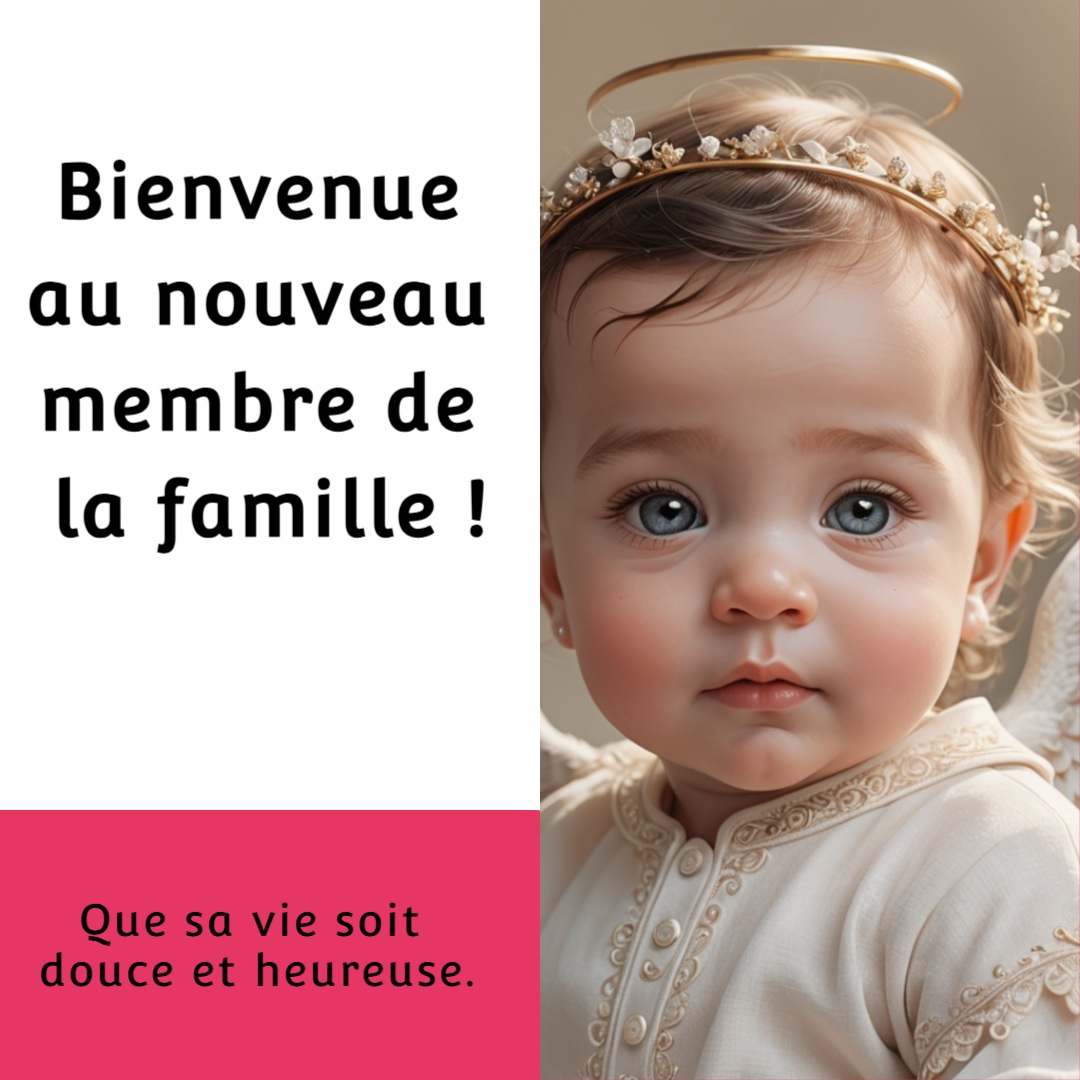 Exemple message classique naissance