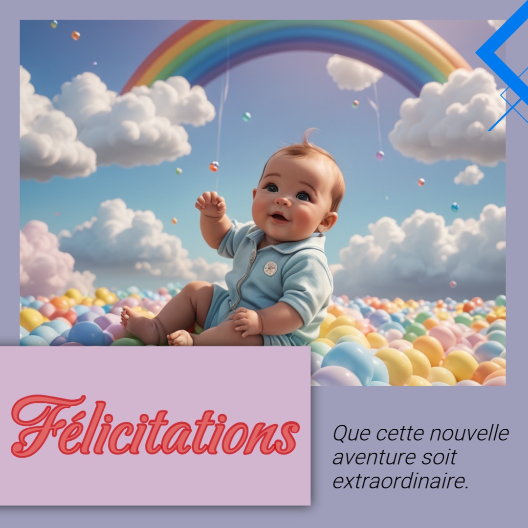 Exemple message original naissance
