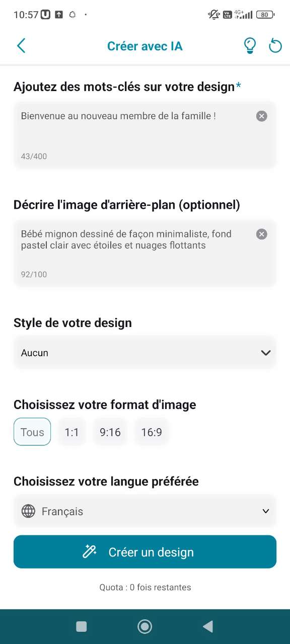 Propositions d’images personnalisées félicitations naissance