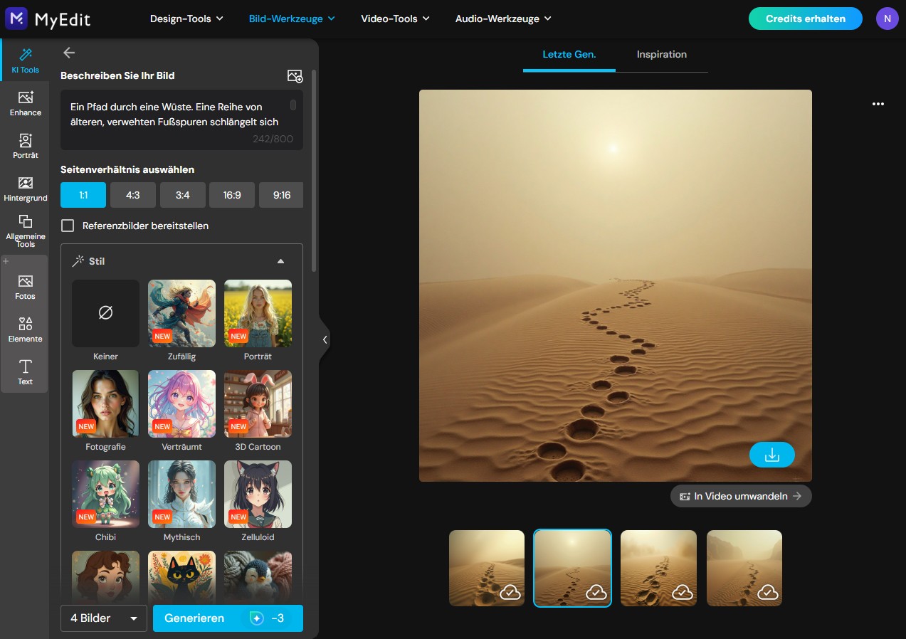 MyEdit - Motivationssprüche gestalten