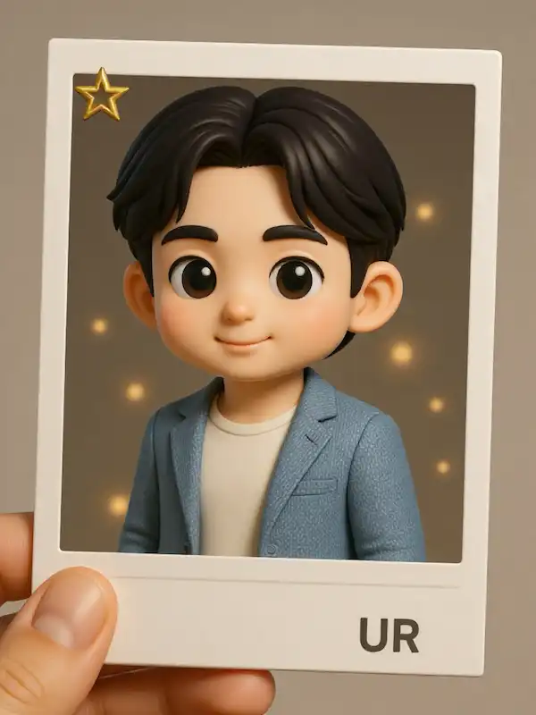 推し活写真のイラスト化サンプル