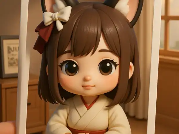 推し活写真のイラスト化サンプル